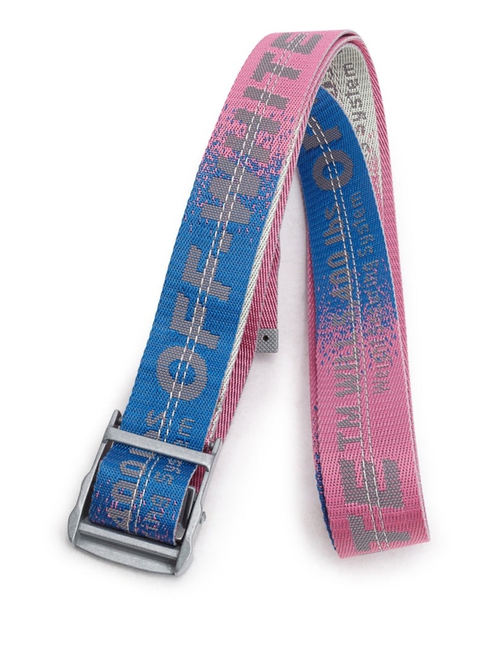 NWT Off-White Gradient Ombre Pink and Blue Industrial Belt